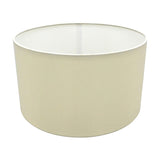 Sigma Cylinder Lamp Shade 30cm Dia 17cm High White - Ivory Pearl