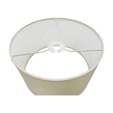 Sigma Cylinder Lamp Shade 30cm Dia 17cm High White - Ivory Pearl