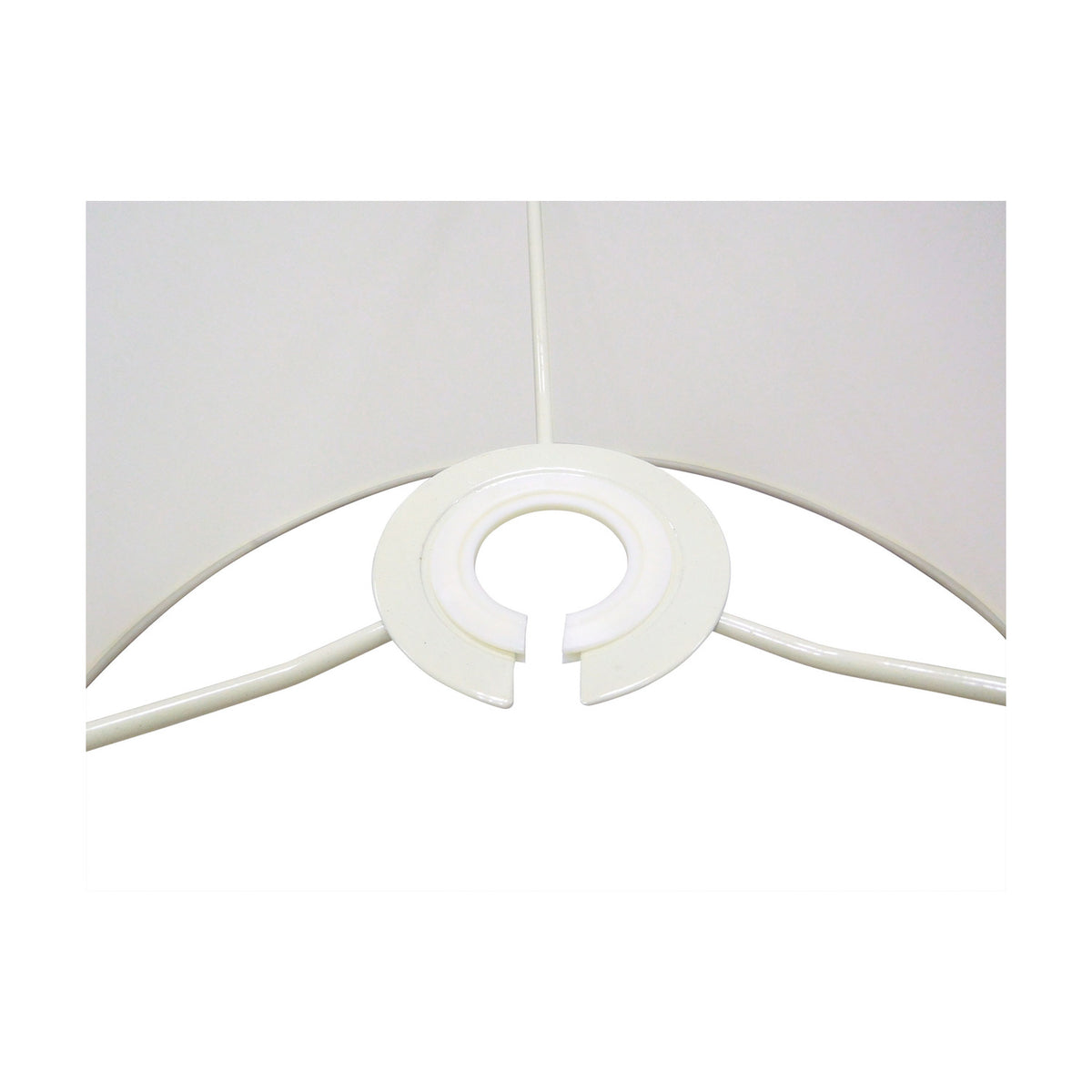 Sigma Cylinder Lamp Shade 30cm Dia 17cm High White - Ivory Pearl