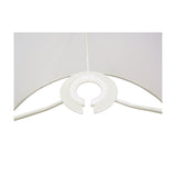 Sigma Cylinder Lamp Shade 30cm Dia 17cm High White - Ivory Pearl