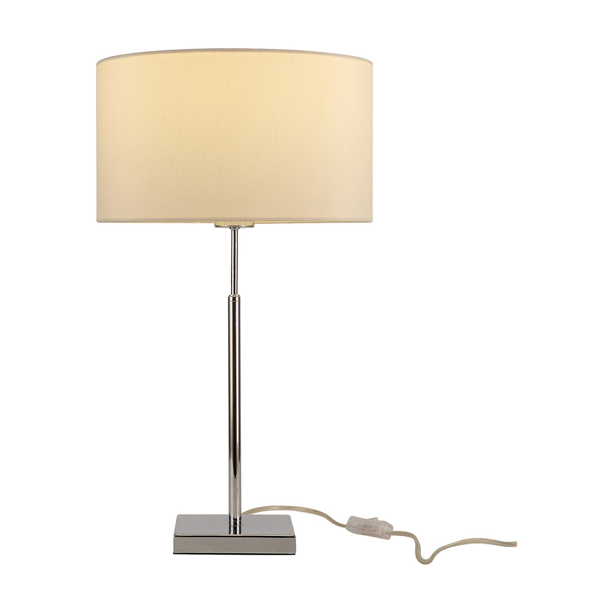 Sigma Cylinder Lamp Shade 30cm Dia 17cm High White - Ivory Pearl