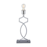 Courtyard E27 Table Lamp 18cm Long - Polished Chrome