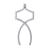 Courtyard E27 Table Lamp 18cm Long - Polished Chrome