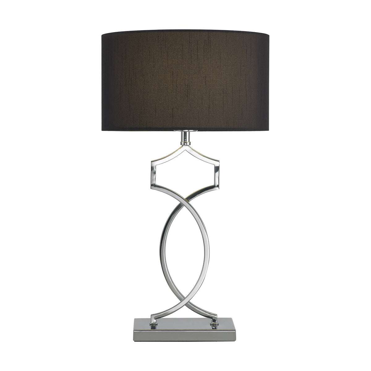 Courtyard E27 Table Lamp 18cm Long - Polished Chrome