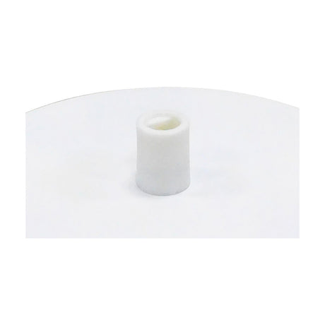 Dreifa Ceiling Box 11cm in matt white, a small cylindrical lighting accessory with a hollow centre for flex connection, shown against a plain light background.