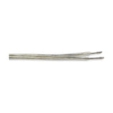Cavo Flat Copper Cable 2 Core 1.5mm in clear, showing twin flat-profile conductors with exposed stranded copper ends on a plain white background.