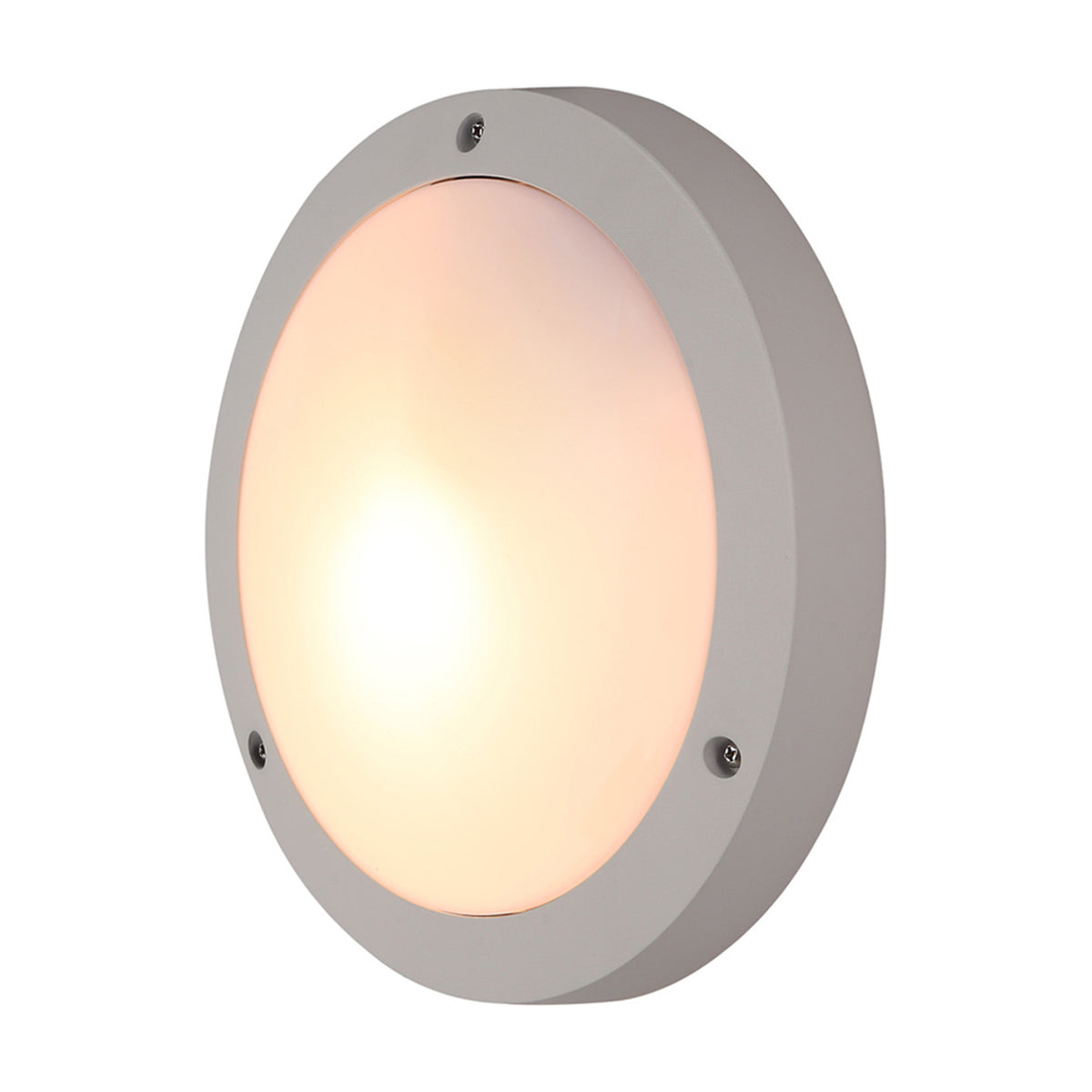 Daru E27 IP54 Plain Outdoor Wall Light 27cm - Sand White