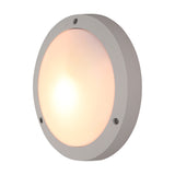 Daru E27 IP54 Plain Outdoor Wall Light 27cm - Sand White