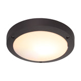 Daru E27 IP54 Plain Outdoor Wall Light 27cm - Anthracite