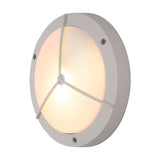 Daru E27 IP54 Framed Outdoor Wall Light 27cm - Sand White
