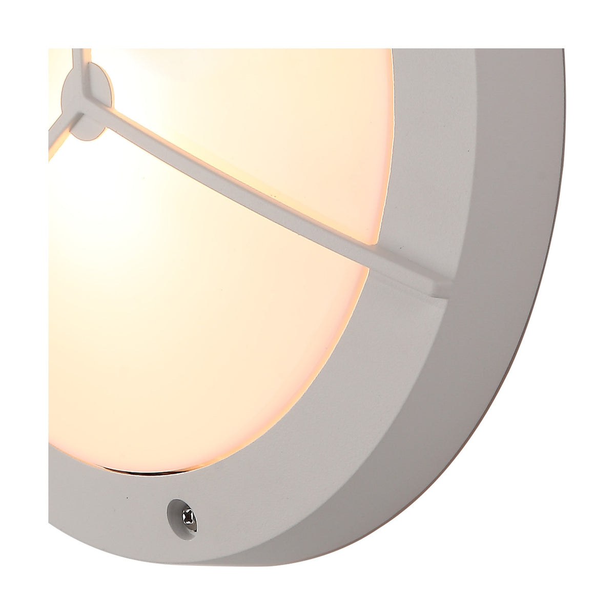 Daru E27 IP54 Framed Outdoor Wall Light 27cm - Sand White