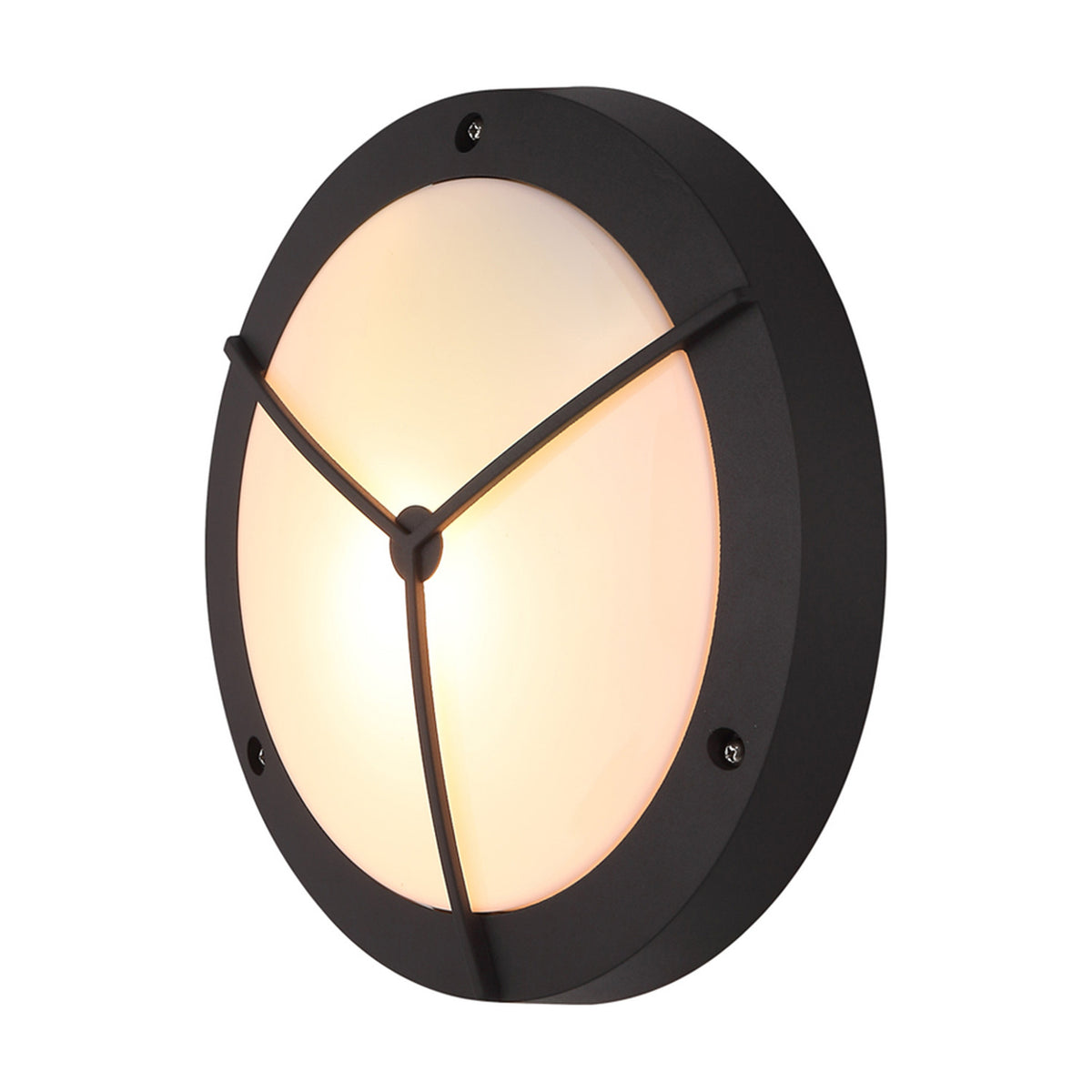 Daru E27 IP54 Framed Outdoor Wall Light 27cm - Anthracite