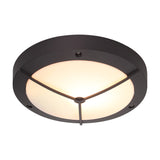 Daru E27 IP54 Framed Outdoor Wall Light 27cm - Anthracite