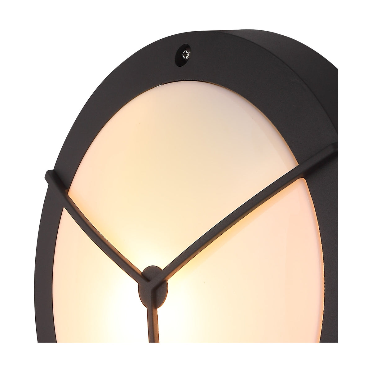 Daru E27 IP54 Framed Outdoor Wall Light 27cm - Anthracite