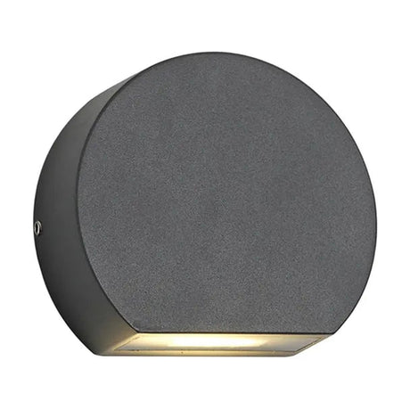Lucina 3W IP54 Outdoor Wall Light 99mm Long in anthracite, shown upright on a plain white background.