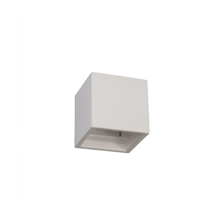 Alina G9 Square Wall Light 11.5cm High - White Paintable