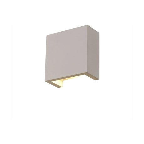 Alina 6.5W Square Wall Light 12.5cm High - White Paintable