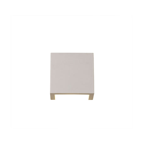 Alina 6.5W Square Wall Light 12.5cm High - White Paintable