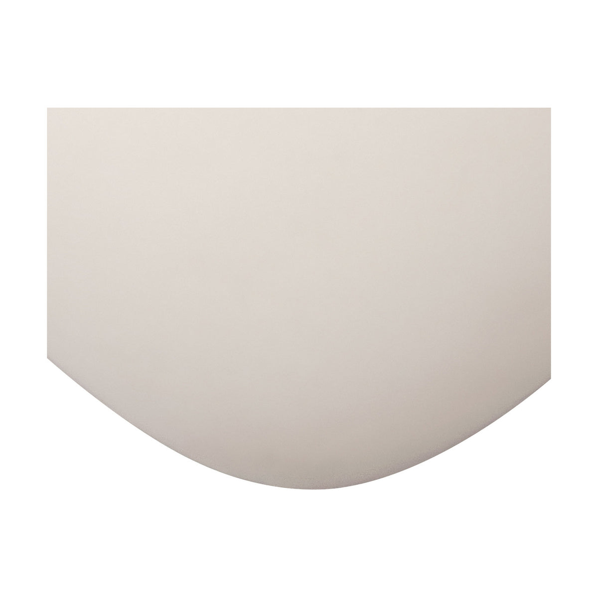 Close-up of the Alina 4.2W Wall Light in white paintable gypsum, showing its smooth curved dome surface against a plain background.