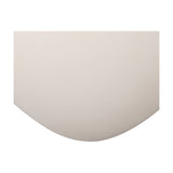 Close-up of the Alina 4.2W Wall Light in white paintable gypsum, showing its smooth curved dome surface against a plain background.