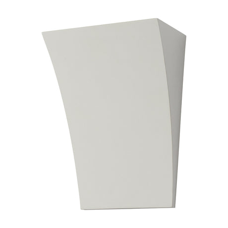 Valerie 2 Light G9 Curved Wall Light 25cm High - White Paintable