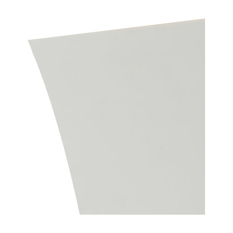 Close-up of the Valerie 2 Light G9 Curved Wall Light, a small white paintable gypsum wall light with a gently bowed rectangular face, shown against a plain light background.