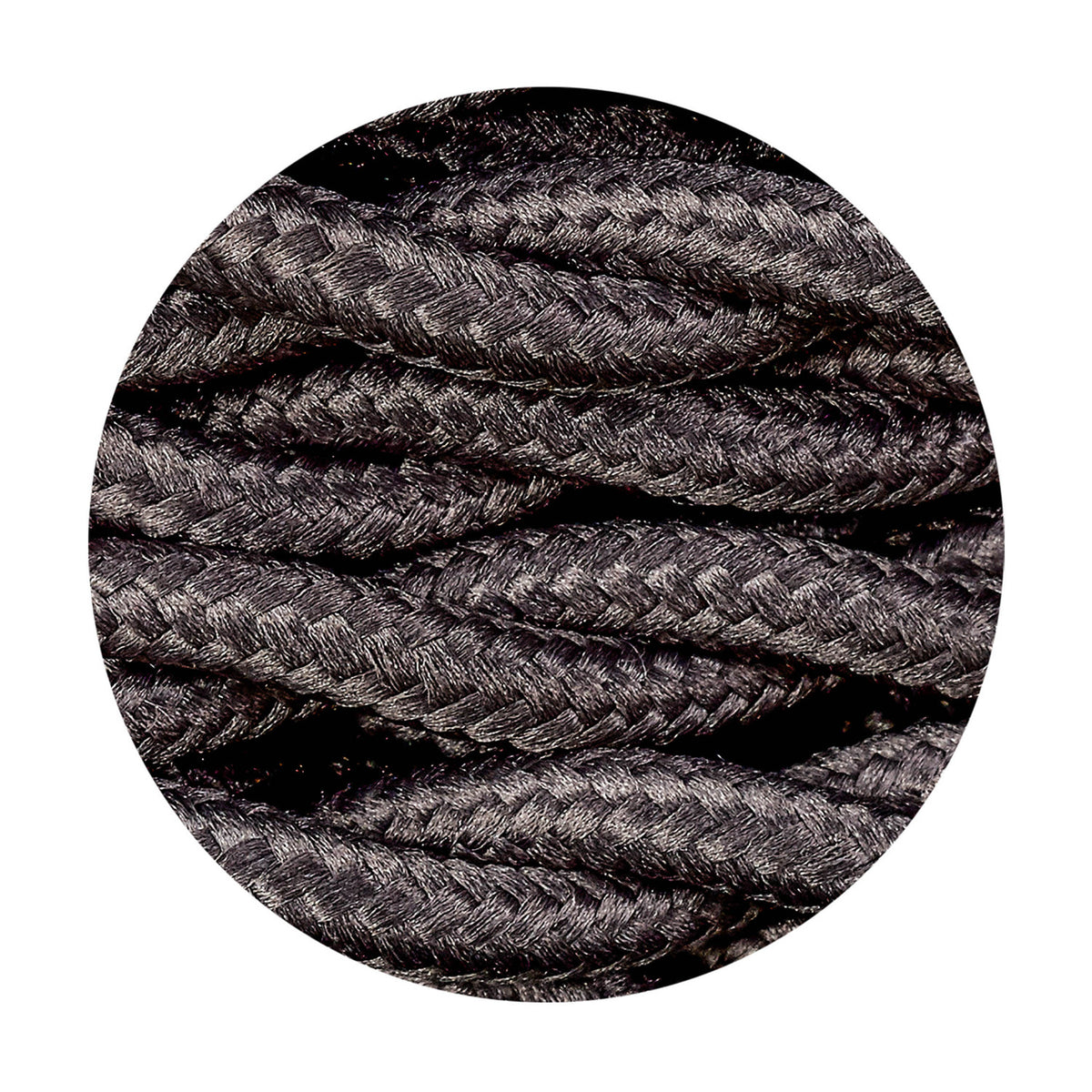 Cavo Braided Twisted Copper Cable 2 Core 0.75mm - Grey