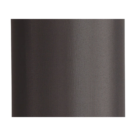 Serena Lamp Shade 12cm, a slim grey cylindrical drum in faux silk fabric with a subtle sheen, shown against a plain white background.
