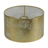 Sigma Cylinder Lamp Shade 30cm PVC - Gold Foil