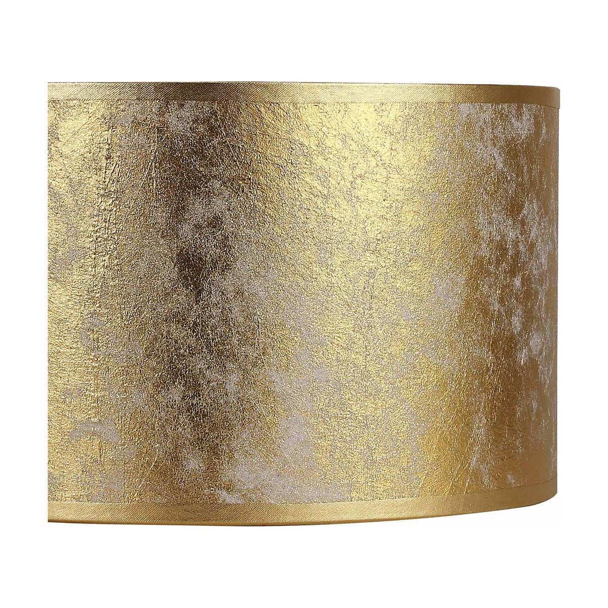 Sigma Cylinder Lamp Shade 30cm PVC - Gold Foil