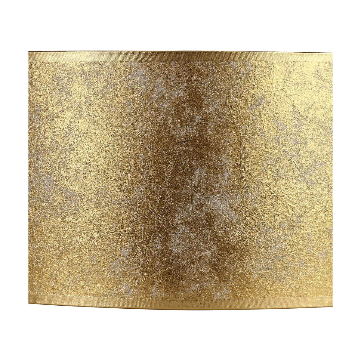 Sigma Cylinder Lamp Shade 40cm PVC - Gold Foil