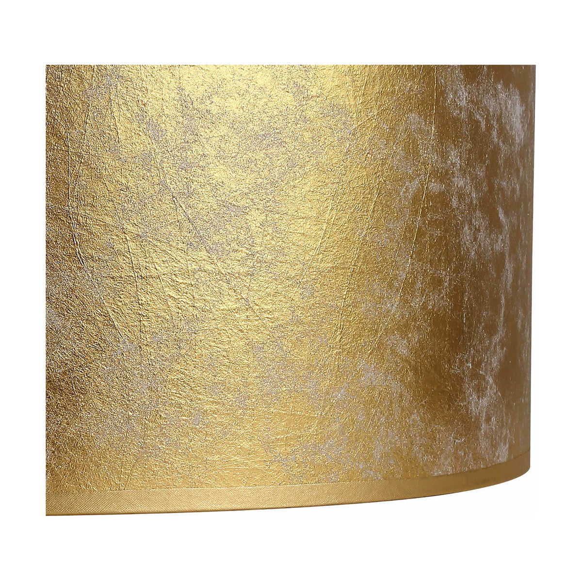 Sigma Cylinder Lamp Shade 40cm PVC - Gold Foil