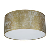 Sigma Cylinder Lamp Shade 40cm PVC - Gold Foil