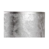 Sigma Cylinder Lamp Shade 30cm Silver Leaf PVC - Silver Foil
