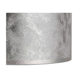 Sigma Cylinder Lamp Shade 30cm Silver Leaf PVC - Silver Foil