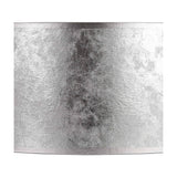 Sigma Cylinder Lamp Shade 60cm Silver Leaf PVC - Silver Foil