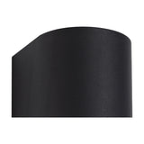 Tomar Curved Outdoor Wall Light 10cm High - Sand Black