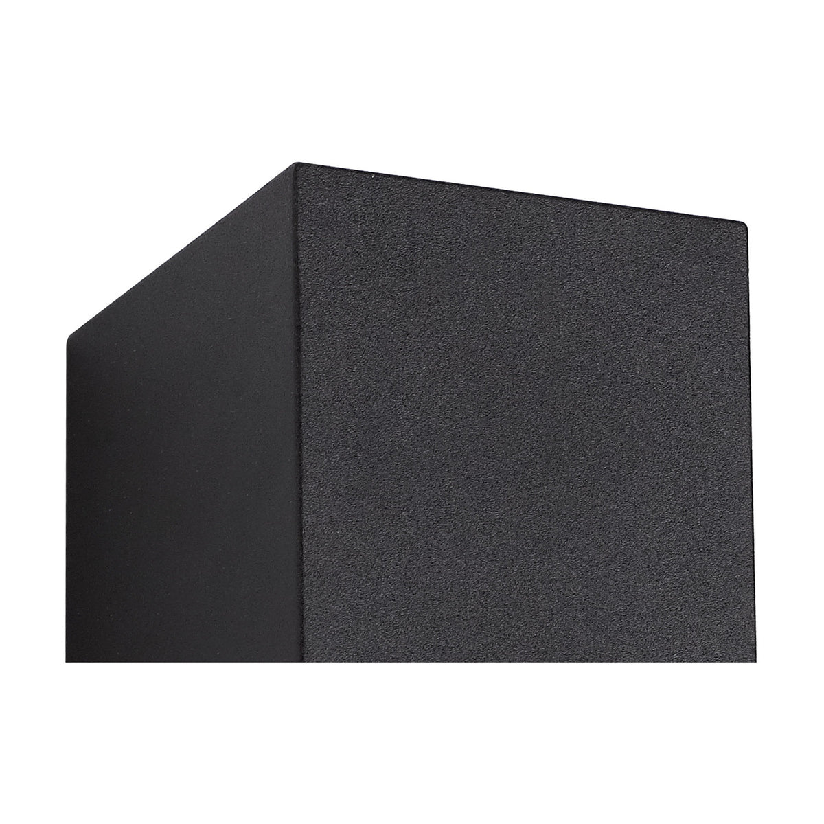 Tomar Rectangle Outdoor Wall Light 10cm High - Sand Black