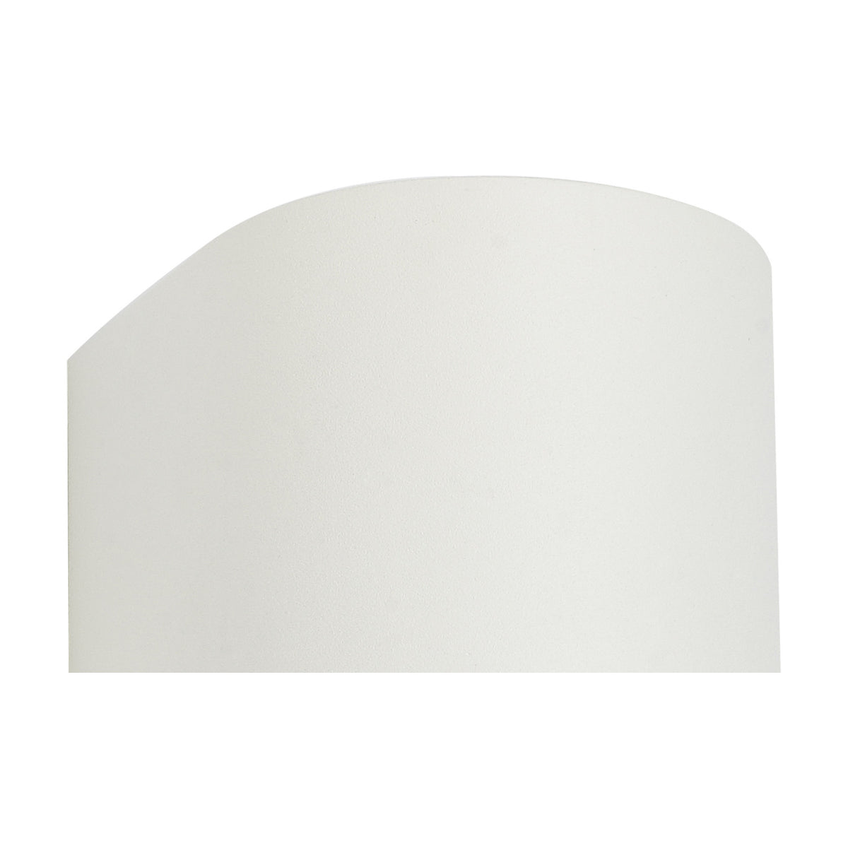 Tomar Curved Outdoor Wall Light 10cm High - Sand White