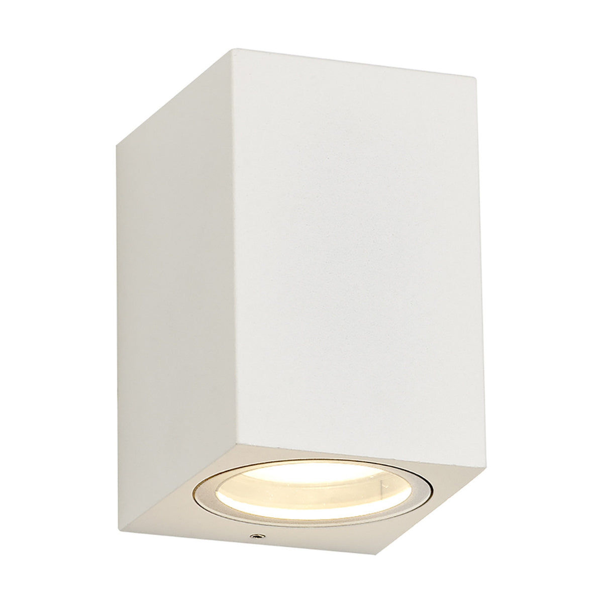 Tomar Rectangle Outdoor Wall Light 10cm High - Sand White
