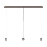Baymont 3 Light Pendant Light 95cm Drop 2m Drop - Polished Chrome
