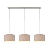 Baymont 3 Light Pendant Light 95cm Drop 2m Drop - Polished Chrome