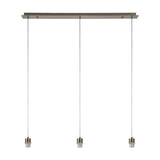 Baymont 3 Light Pendant Light 95cm Drop 2m Drop - Antique Brass