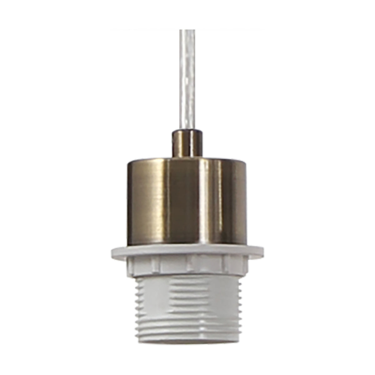 Baymont 3 Light Pendant Light 95cm Drop 2m Drop - Antique Brass