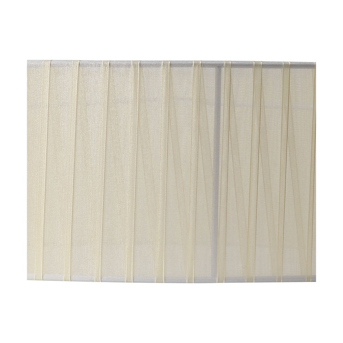 Serena Lamp Shade 45cm Organza Fabric - Cream