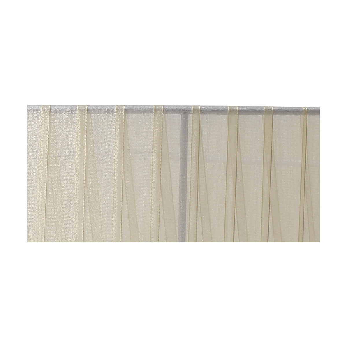 Serena Lamp Shade 45cm Organza Fabric - Cream