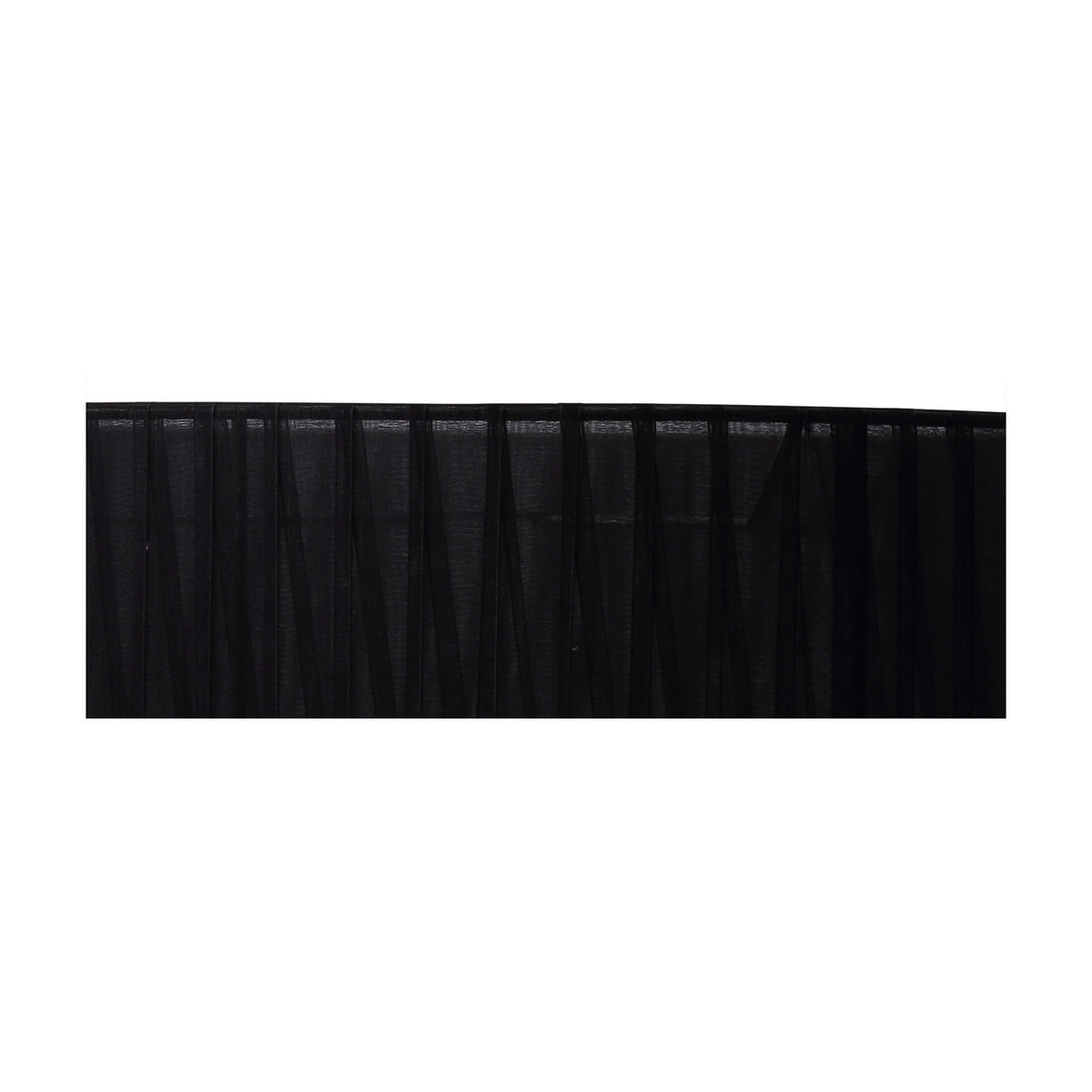 Serena Lamp Shade 45cm Organza Fabric - Black