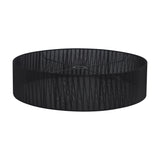 Serena Lamp Shade 60cm Organza Fabric - Black