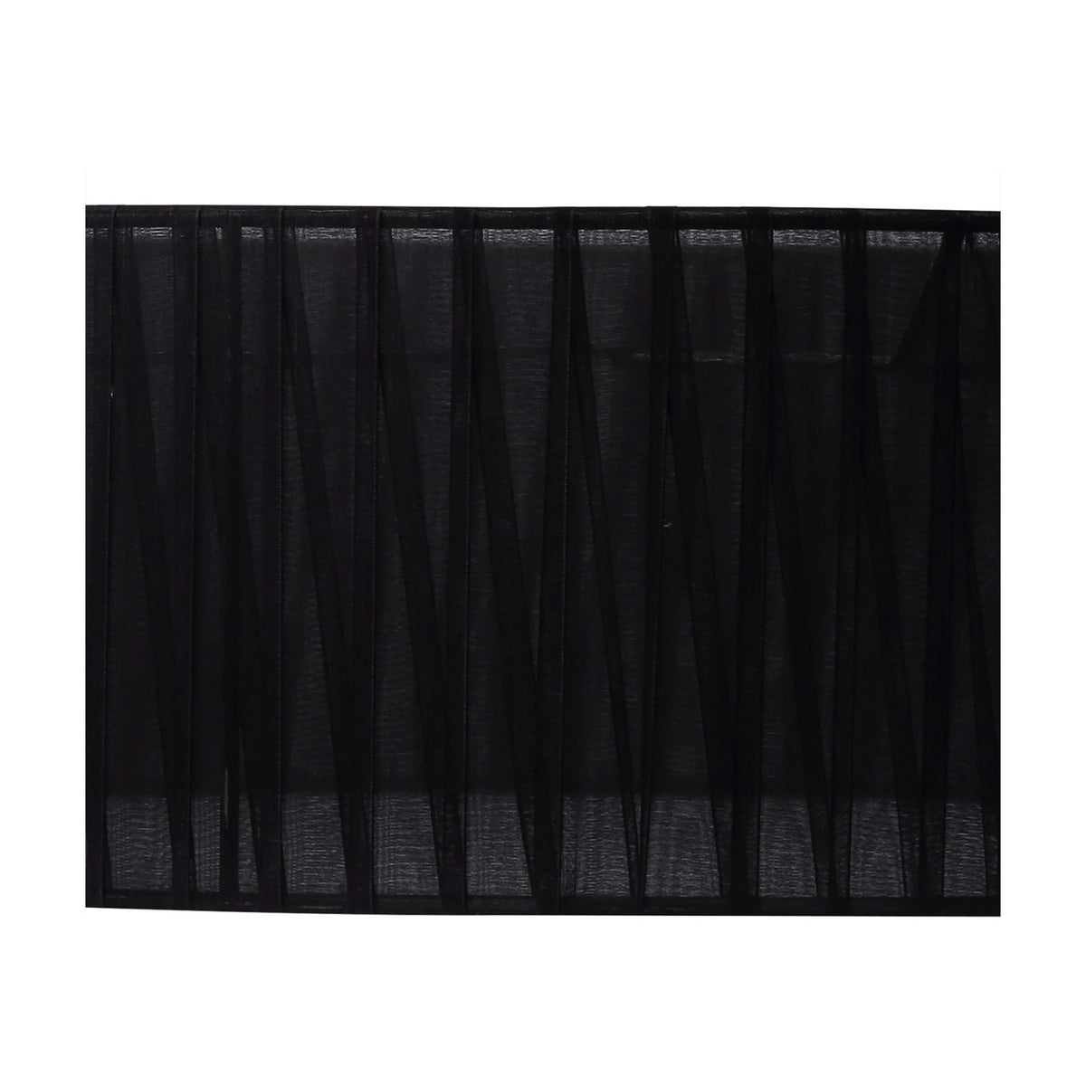 Serena Lamp Shade 60cm Organza Fabric - Black