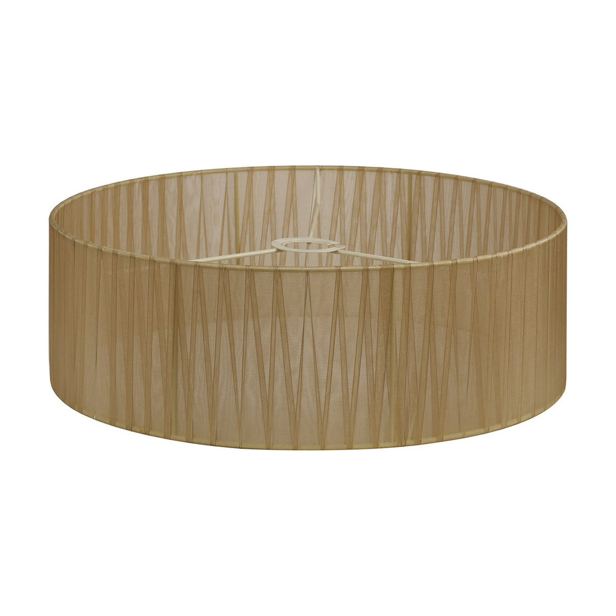 Serena Lamp Shade 45cm Organza Fabric - Soft Bronze